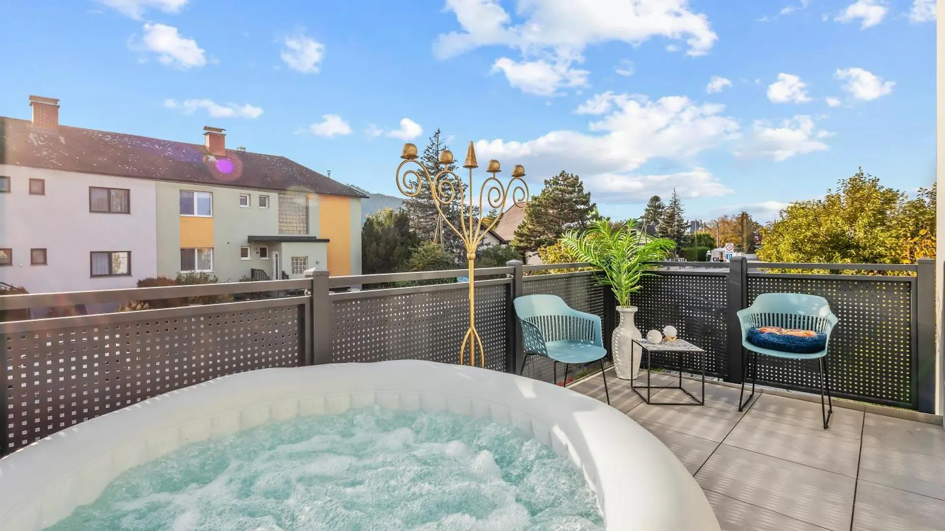 Black Suite - Whirlpool Terrace - Free Parking - Wifi Vienna Apartment